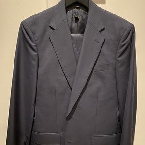 J Crew 40R Navy 3 Piece Suit